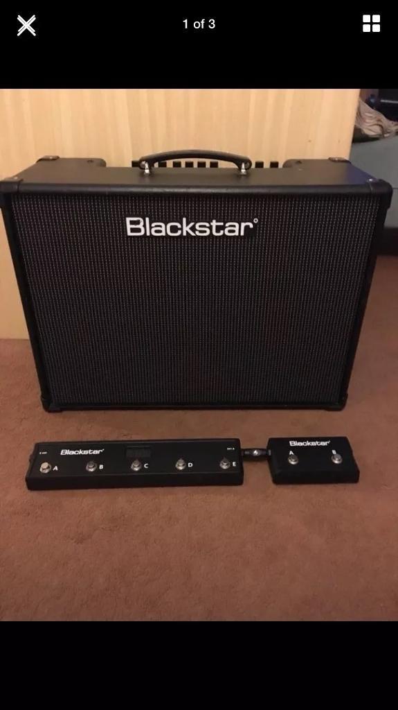 Blackstar id core 100 stereo amp and foot switch in Swindon, Wiltshire Gumtree