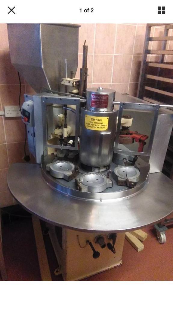 Camwheat commercial pie making machine (used) in Bristol City Centre