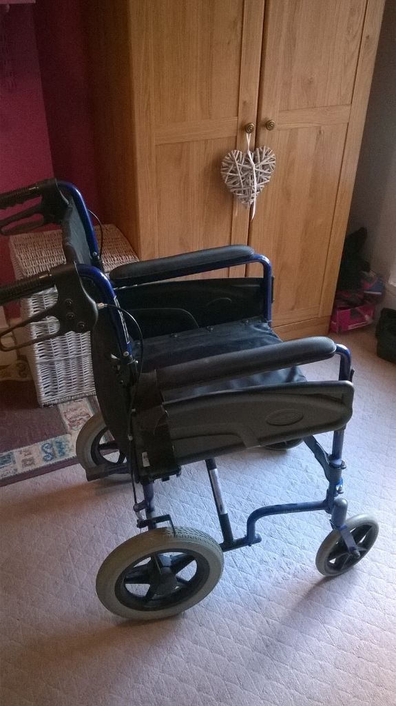 adult wheelchair for sale , hardly used , light weight £50 ono in