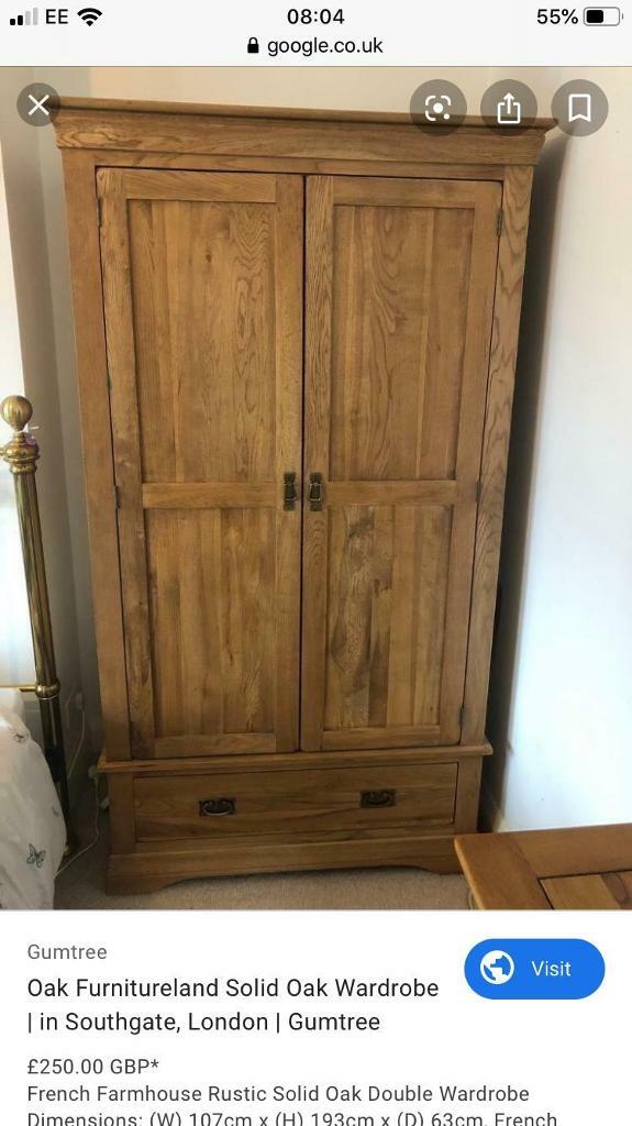 Oak Wardrobes X 2 Oak Furniture Land 200 In Sidcup London