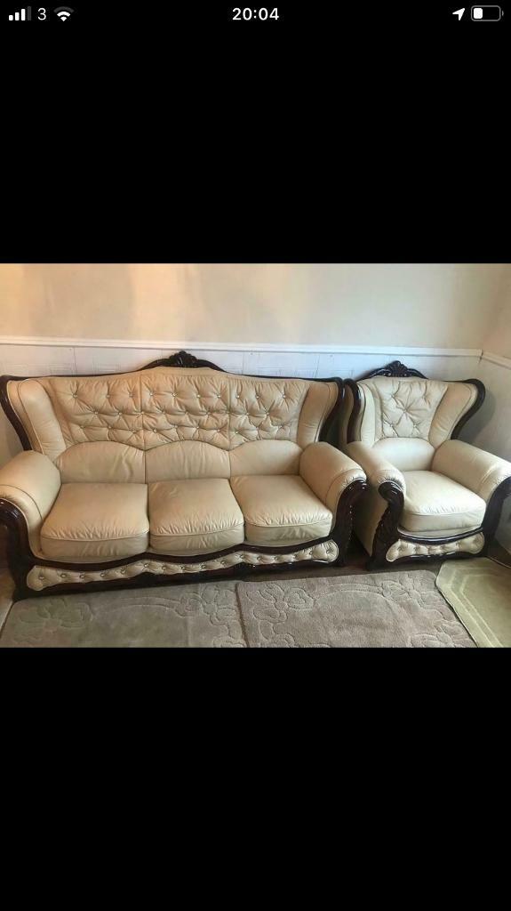 Italian cream sofas | in Edgware, London | Gumtree
