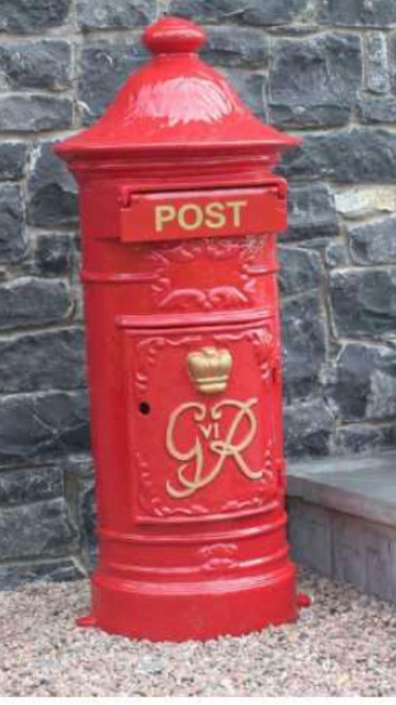 Cast iron post boxes for sale