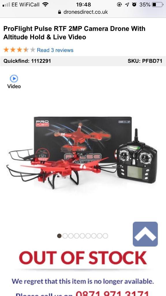 Pro flight pulse drone in Inverkip, Inverclyde Gumtree