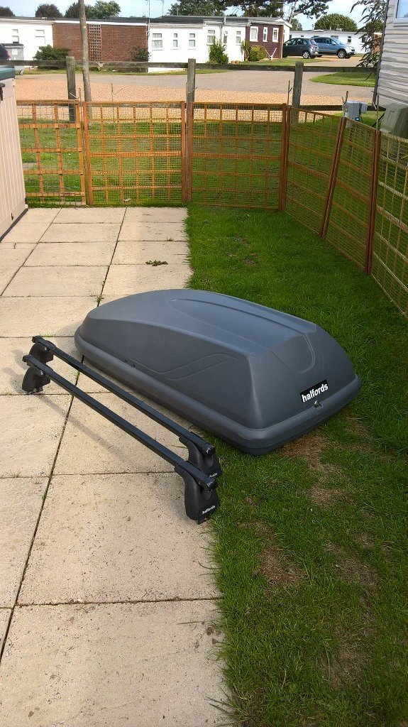 Halfords Grey Roof Box & Bars For Sale in Norwich, Norfolk Gumtree
