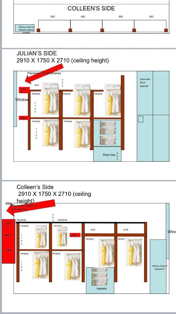 Elfa Wardrobe Or Storage Shelving System Open To Offers Paid 900
