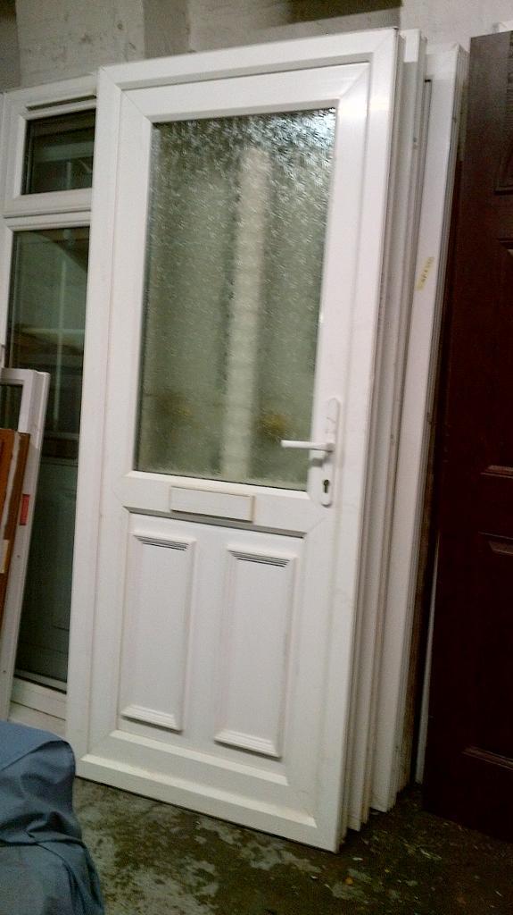 upvc door with frame 33 inches wide x 80 inches high in