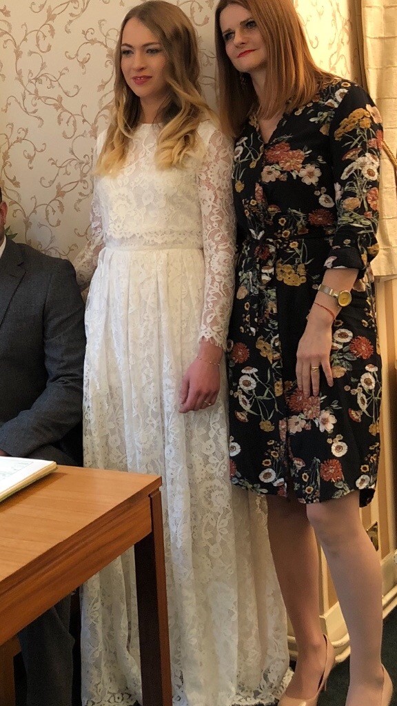 asos crop top wedding dress