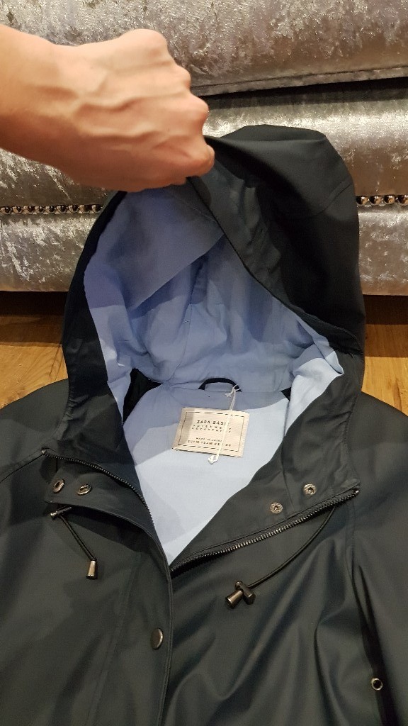 rain jacket zara