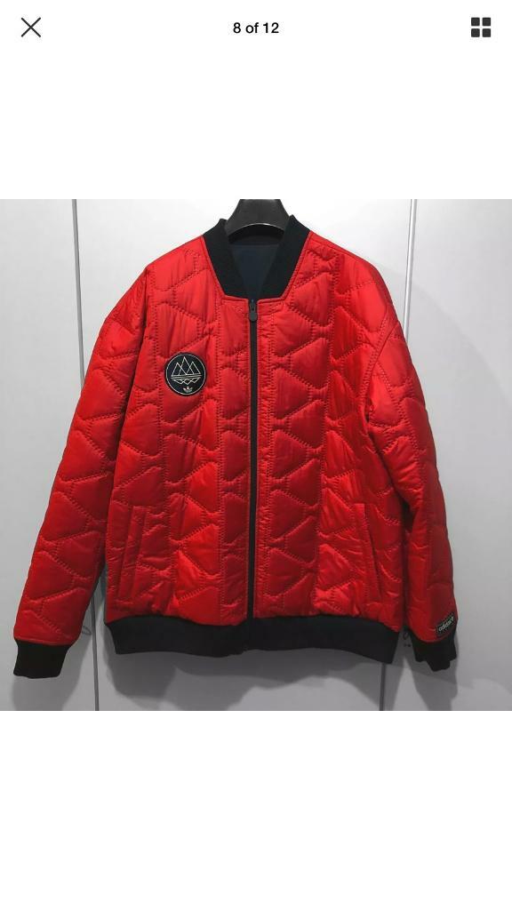 adidas spezial jacket red