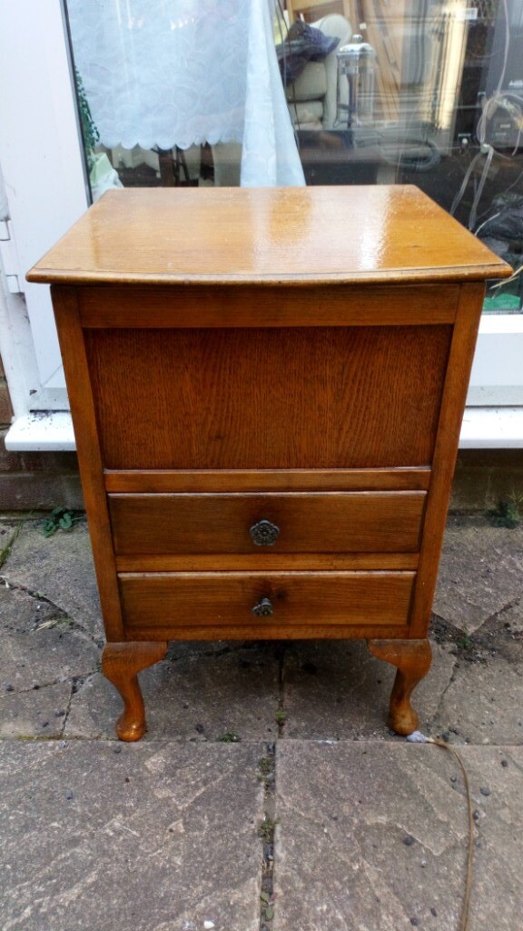 Vintage Wooden Needlework Table With Drawers in Chandlers