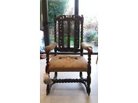Genuine Jacobean Antique Chair