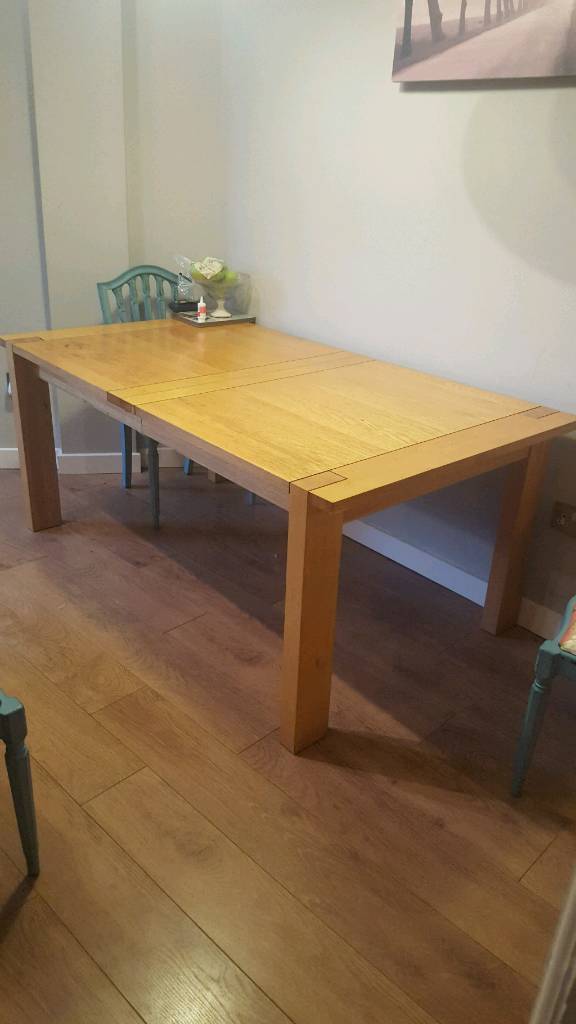 M&S Sonoma extending oak dining table | in Shawlands, Glasgow | Gumtree