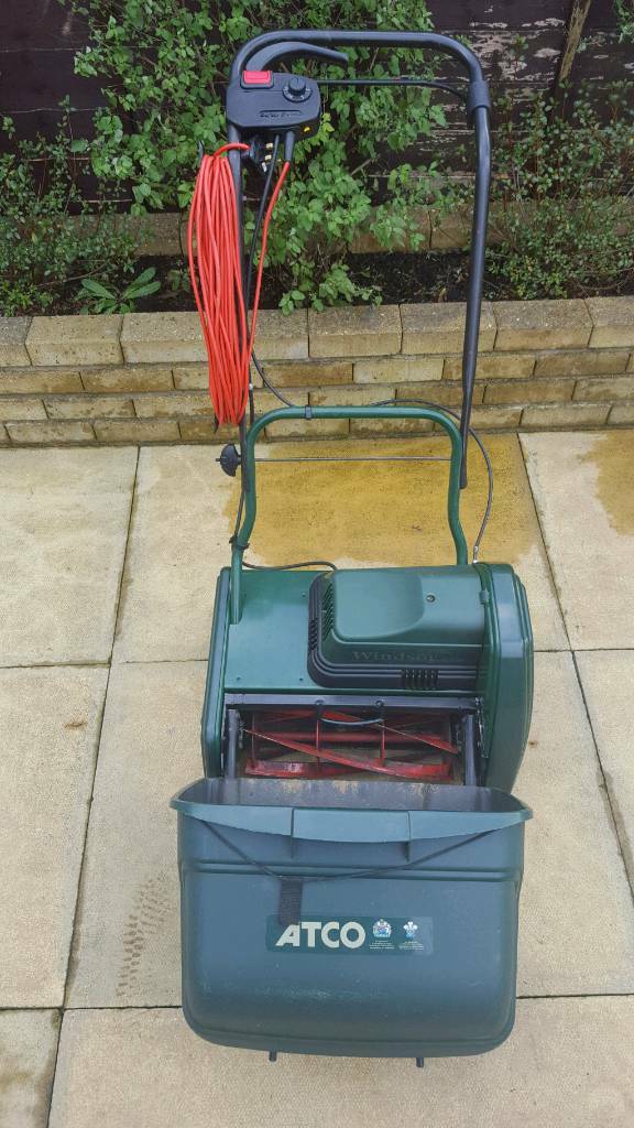 Atco Windsor14S 14inch Self Propelled Electric Cylinder Lawnmower