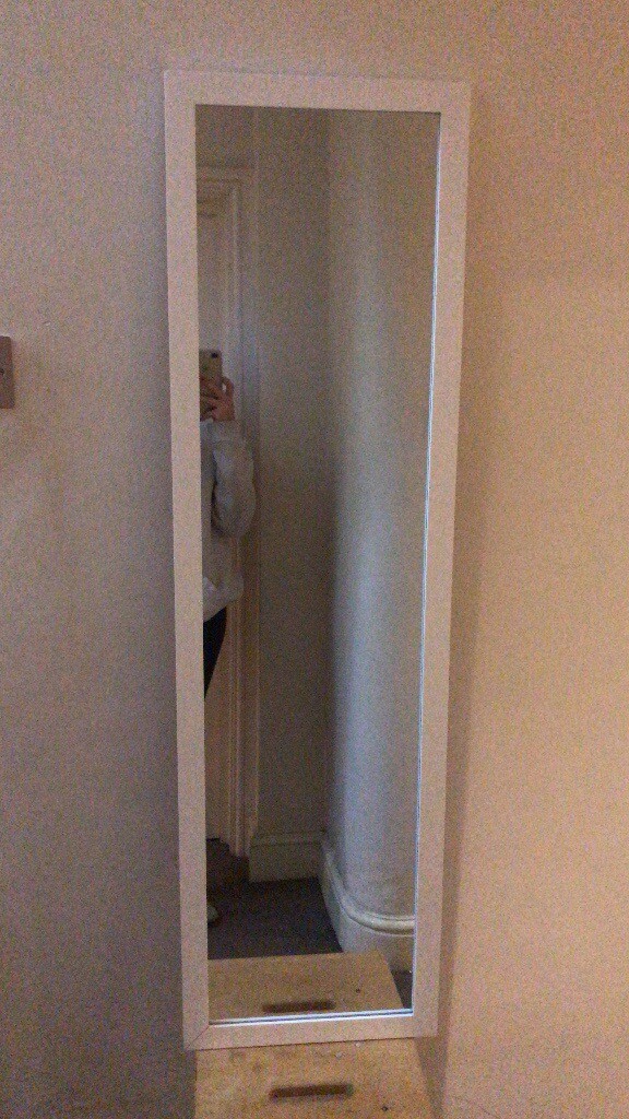 Full length mirror, white frame in Camden, London Gumtree