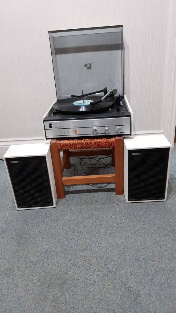 Rare White Fidelity UA4 Vintage record deck. Full working order in Hartlepool, County Durham