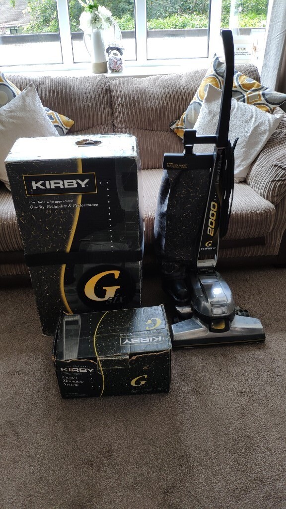 Kirby G 2000 Limited Edition Vacuum with Carpet Shampoo Kit, All