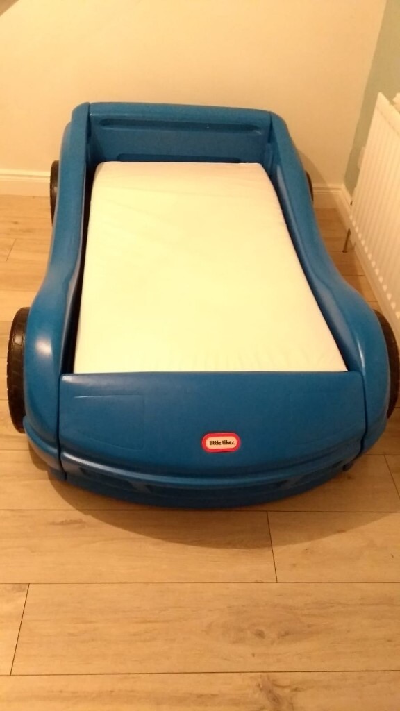 Bed Little Tikes blue car bed in Bangor, County Down