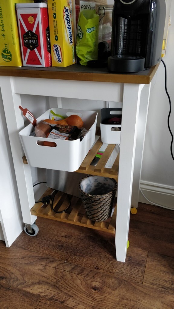 Ikea Bekvam Kitchen Trolley Used Painted And Varnished In
