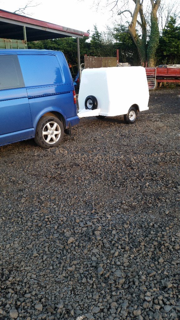 FACTORY MADE FIBRE GLASS INSULATED BOX TRAILER in Cullybackey, County