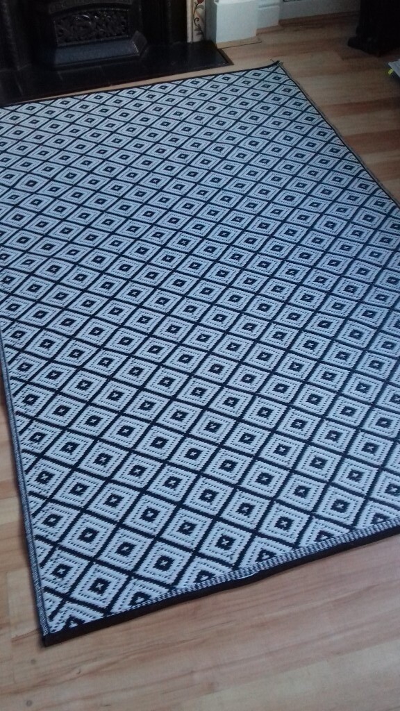 Rug made from recycled plastic straws in Beverley, East Yorkshire