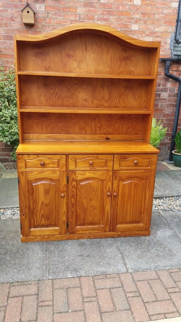polished pine welsh dresser. in Leicester, Leicestershire Gumtree