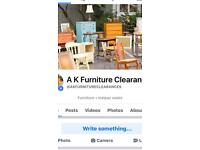 Free unwanted furniture collections 