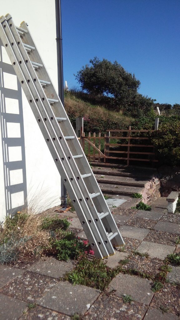 PROFESSIONAL TRIPLE ALUMINIUM EXTENSION LADDER, in Haverfordwest