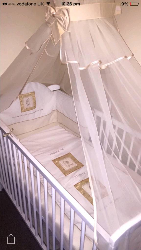 White wooden cot in Crook, County Durham Gumtree