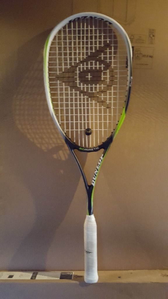 Dunlop biomimetic elite pro squash racquet in Washingborough