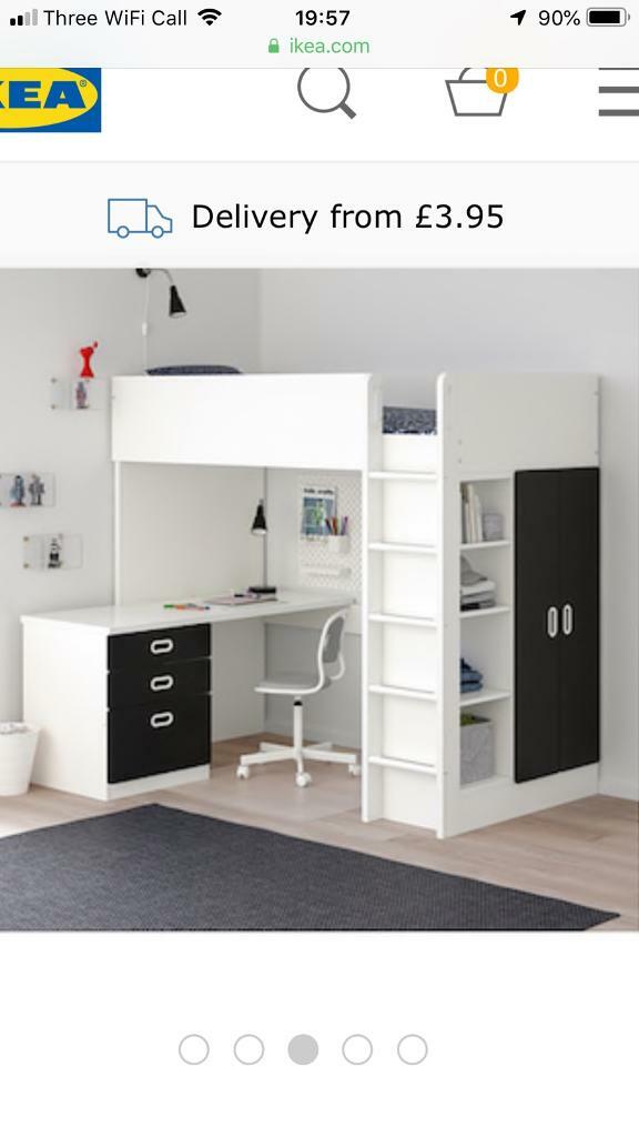 Ikea Bed Wardrobe Desk Good Condition In Liverpool Merseyside