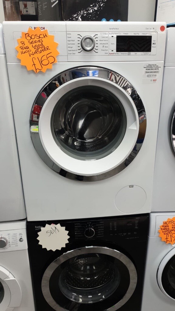 Bosch series 8 8kg load washing machine 1400spin in Preston