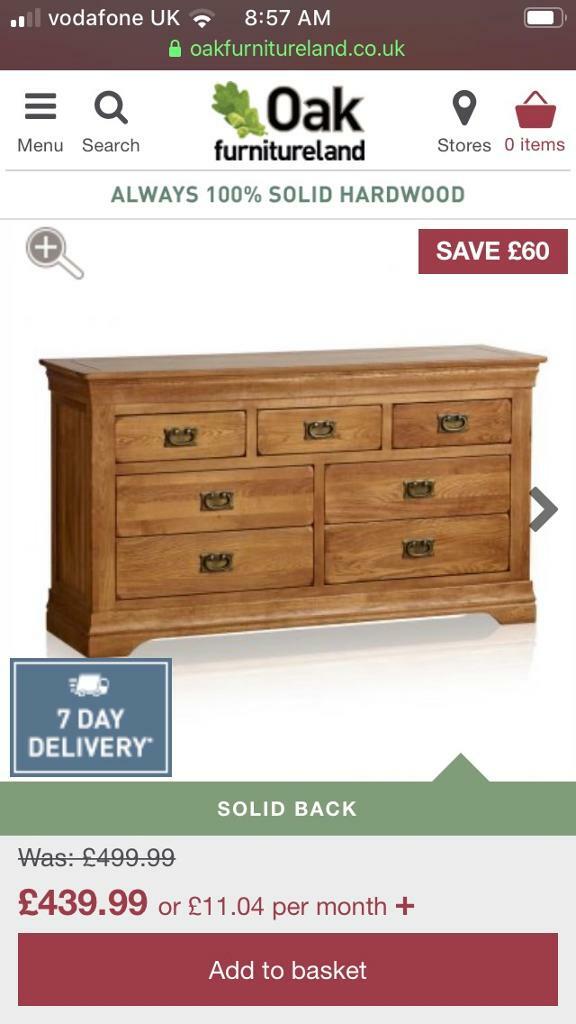 Oak furniture land sideboard in Ayr, South Ayrshire Gumtree