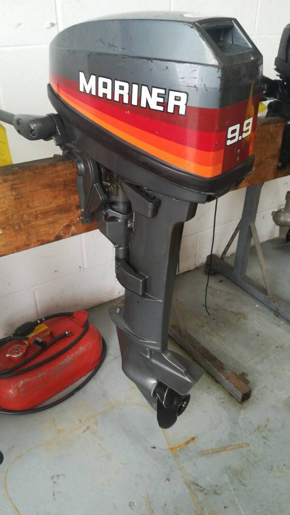 Mariner 9.9 hp 2 stroke longshaft outboard engine in Livingston, West