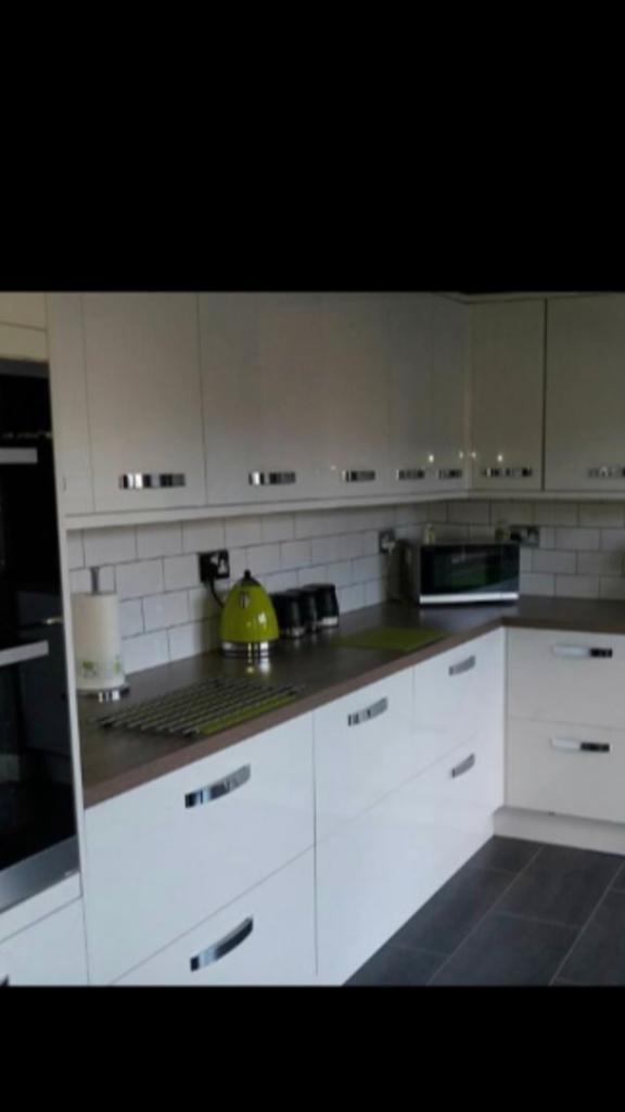 Howdens White Gloss Kitchen Doors in Llanishen, Cardiff Gumtree