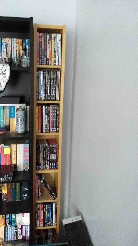 Ikea DVD shelving unit Beech in Penarth, Vale of Gumtree