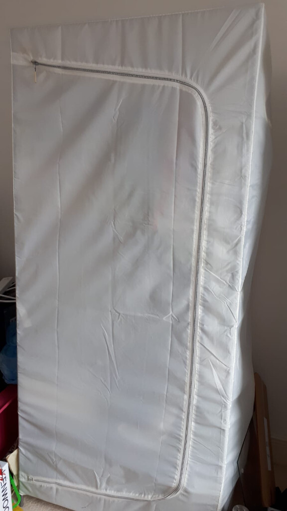 Ikea Breim Wardrobe With Ikea Skubb 6 Compartments Storage