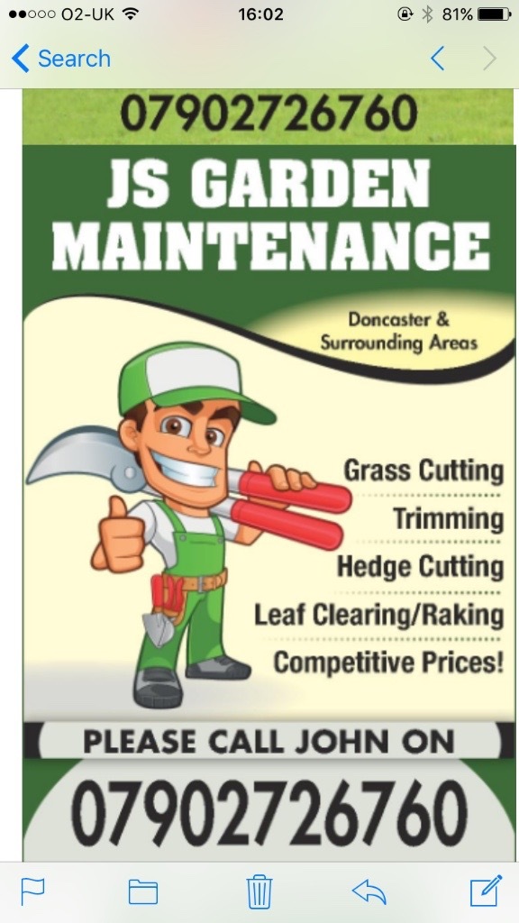 J S Garden Maintenance Service in Conisbrough South Yorkshire J S Garden Maintenance Service in Conisbrough South Yorkshire