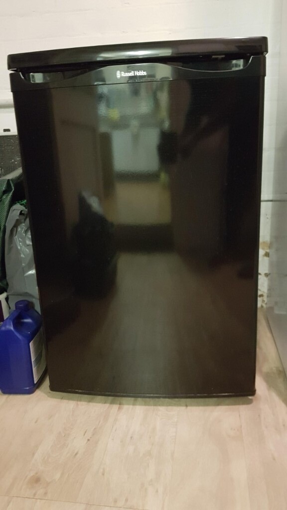 Russell Hobbs Under Counter Fridge with Freezer Compartment in Black