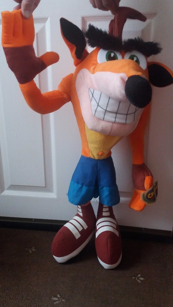 VERY RARE! - RETRO GAMING - NEW LARGE CRASH BANDICOOT ...