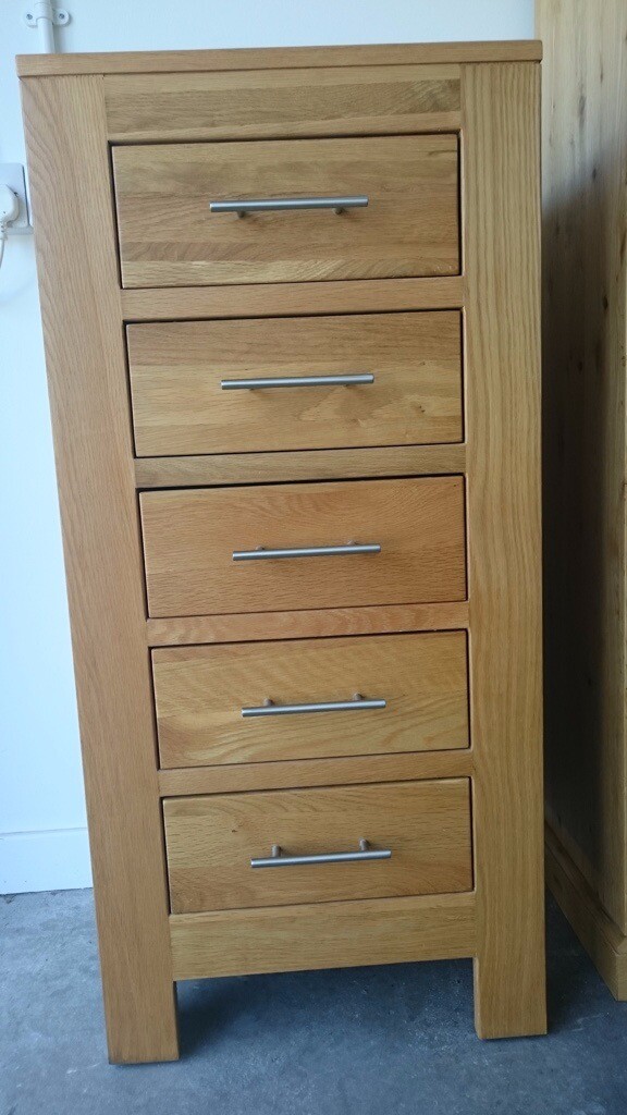 Oak 5 Drawer Tallboy Chest in Inverness, Highland Gumtree