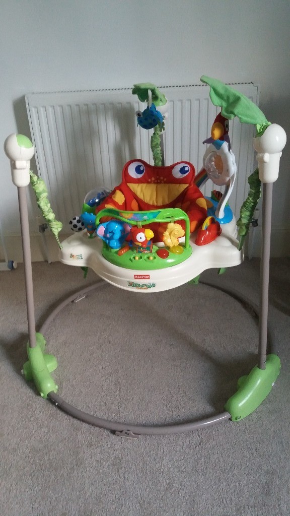 Fisher price rainforest jumperoo baby activity bouncer ...