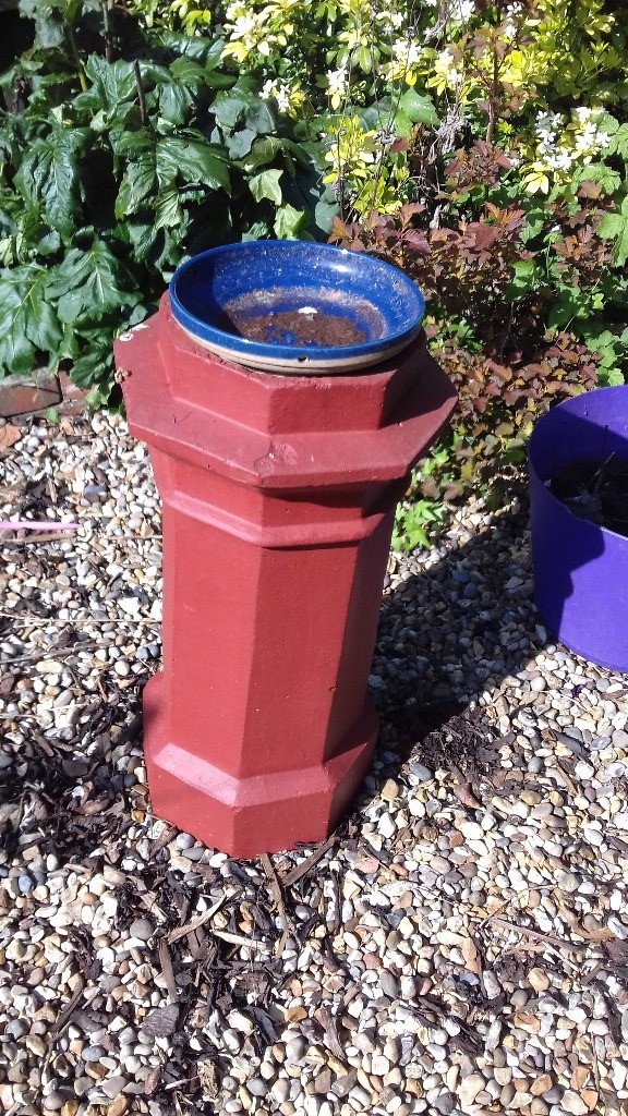Chimney Pot good condition, painted in brick colour masonry paint