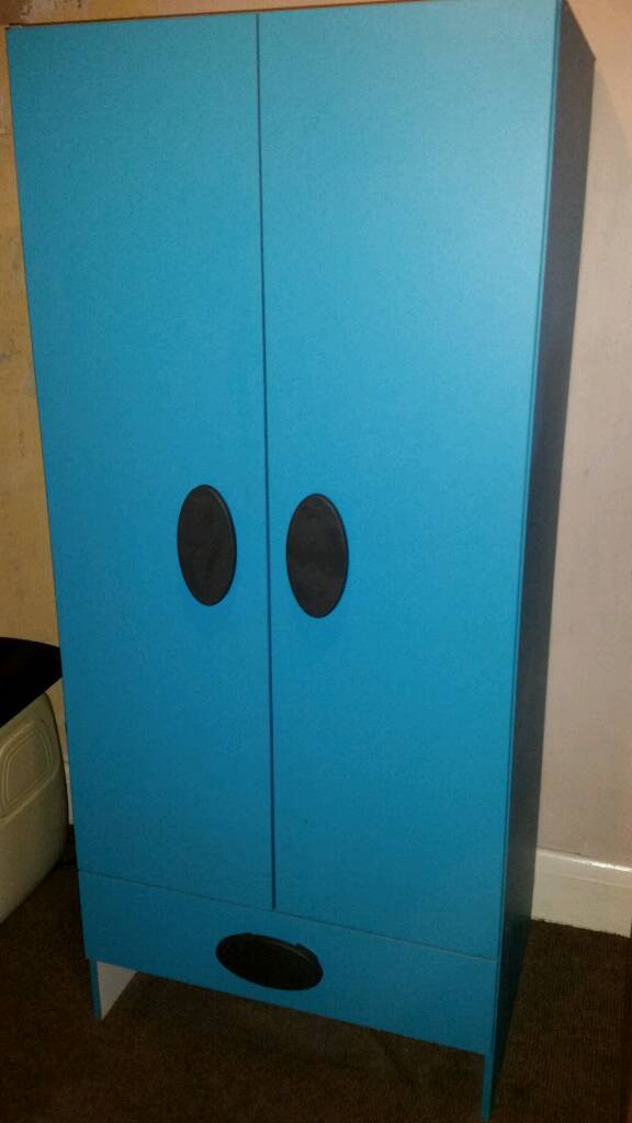 Ikea Mammut Children S Wardrobe Funky Turquoise Colour Great