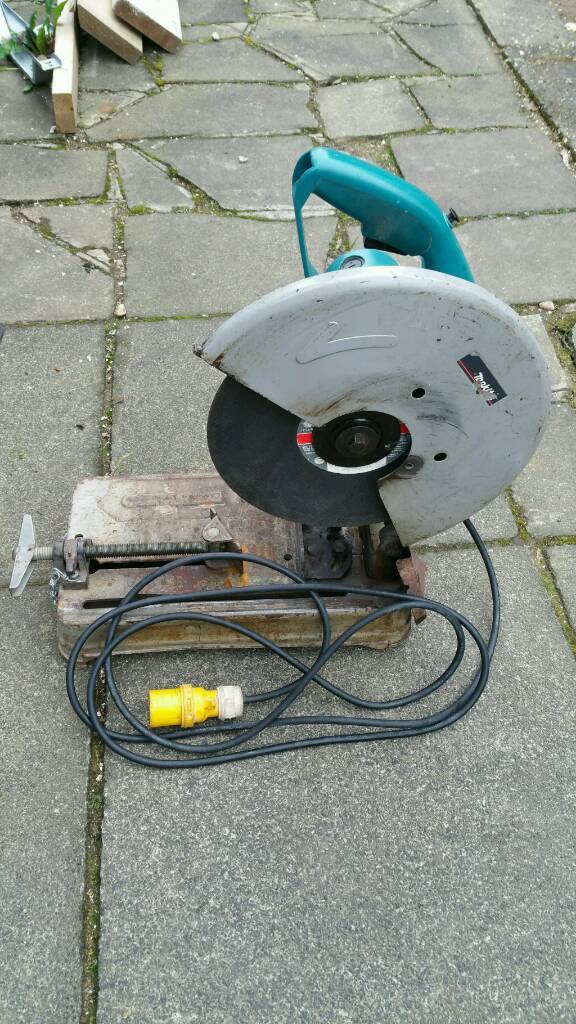Makita 2414NB 110v 355mm 14 inch Abrasive steel cut off chop saw in