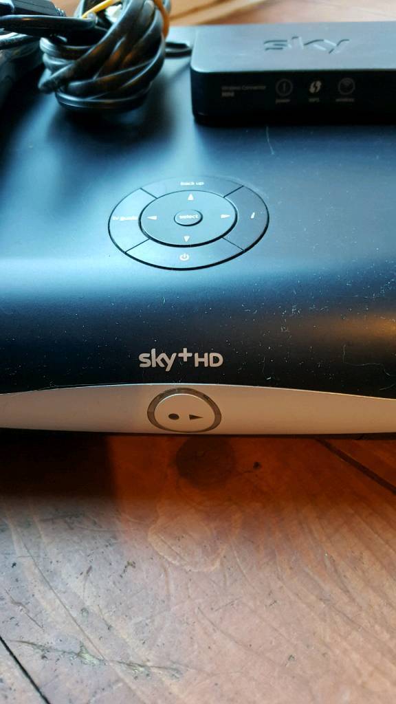 Sky +hd box with remote and mini wireless connector in Chesterfield