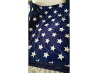 Soft & warm fleece star print blanket