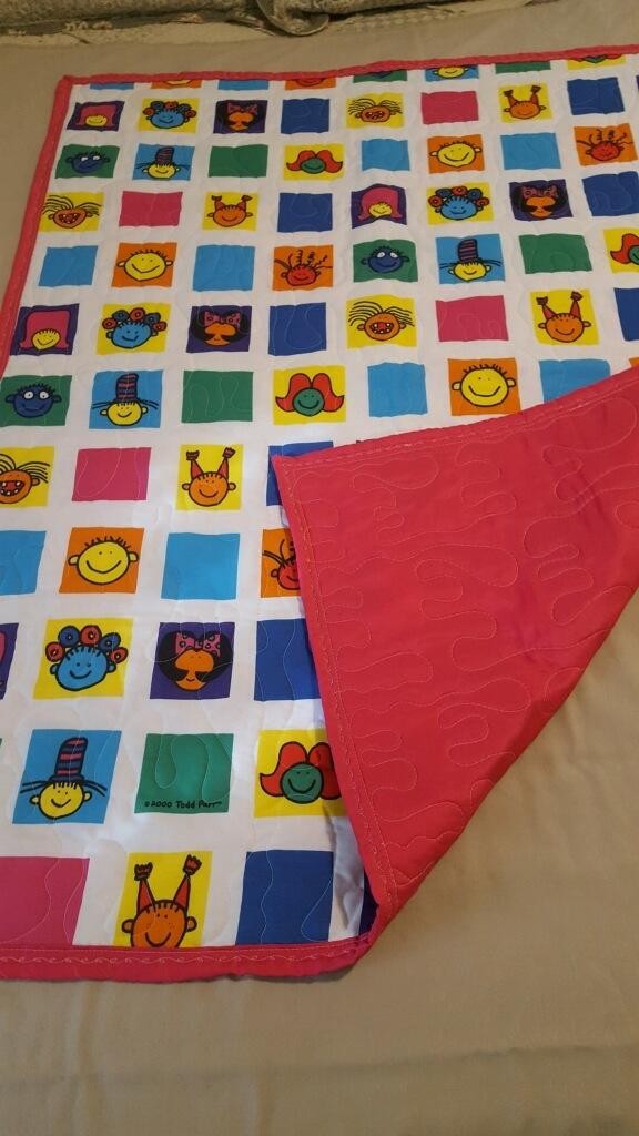 Very Cute!!! Handmade Kids Funny Quilt- 36
