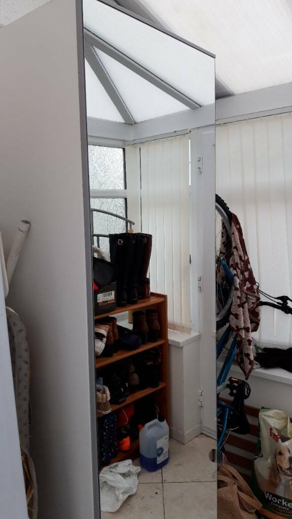 Ikea Pax Wardrobe Frame And Vikedal Mirror Door In Bridgend