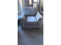 DFS 2 Seater Sofa & Chair, like new (8 months old) 
