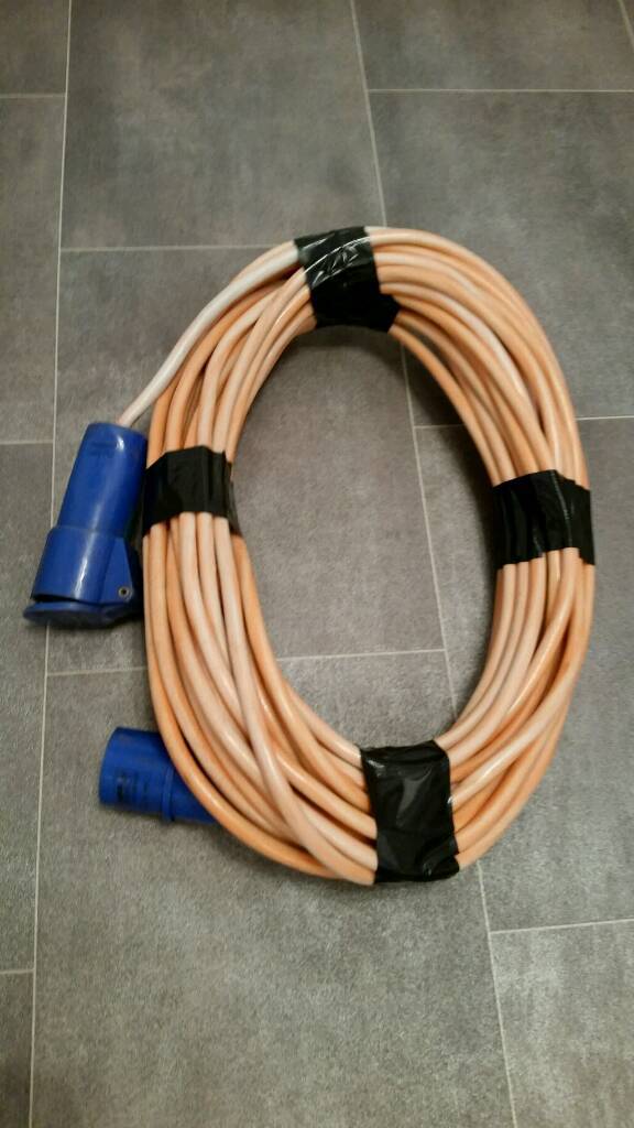 CARAVAN ELECTRIC HOOK UP CABLE 20MTRS CAMPER VAN in Woolston, Cheshire Gumtree